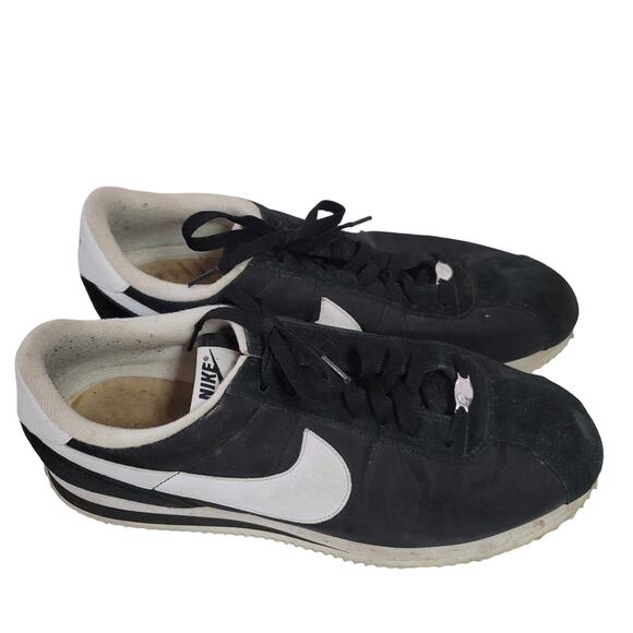 Nike 317249-012 Cortez Basic Nylon 2010 Size 13 Black White PreOwned Kendrick main image 7